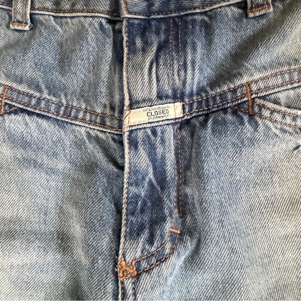 CLOSED Light Blue Distressed Women's Straight Leg Jeans Size 25 - Picture 4 of 8